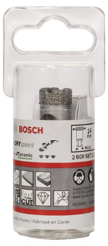 Bosch Kuru Elmas Delici Uç DrySpeed Best For Ceramic 14x30 mm 