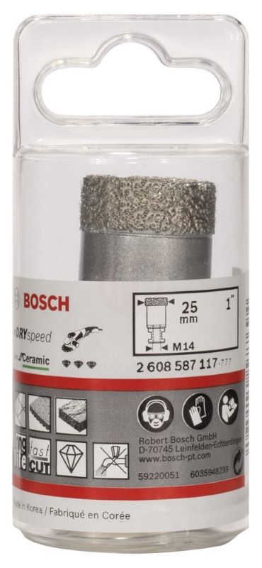Bosch Kuru Elmas Delici Uç DrySpeed Best For Ceramic 25x35 mm 