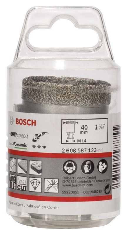 Bosch Kuru Elmas Delici Uç DrySpeed Best For Ceramic 40x35 mm 