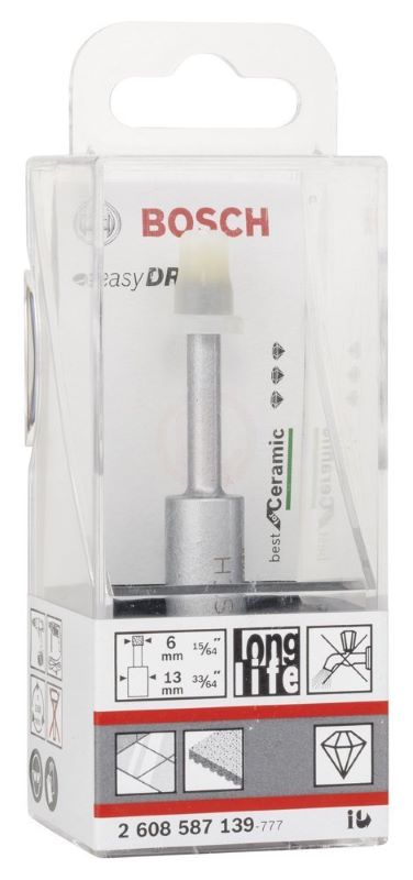 Bosch Kuru Elmas Delici Uç EasyDry Best For Ceramic 6x33 mm 