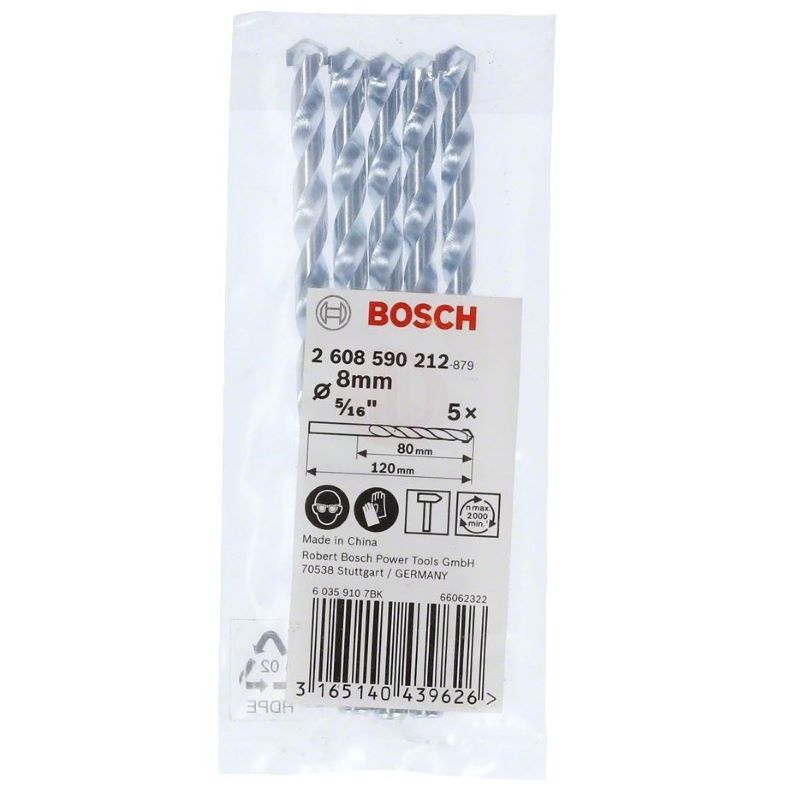 Bosch Taş Matkap Ucu CYL-1 Impact 8x120 mm (5 Adet) 