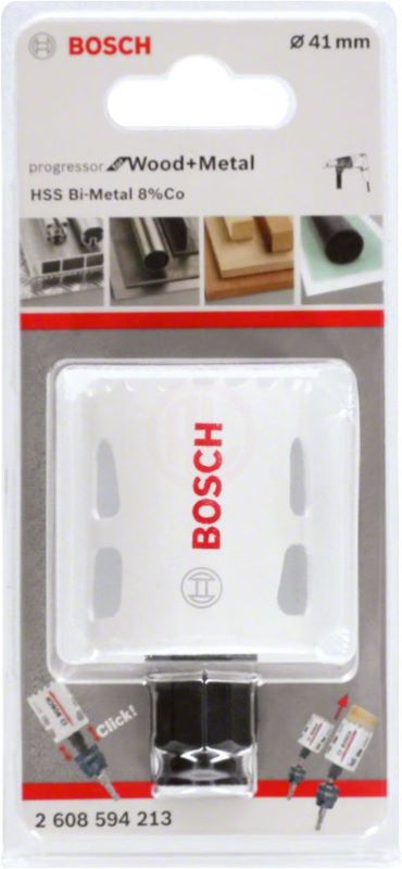 Bosch Progressor Metal ve Ahşap Delik Açma Testeresi 41 mm 