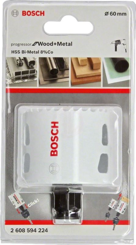 Bosch Progressor Metal ve Ahşap Delik Açma Testeresi 60 mm 