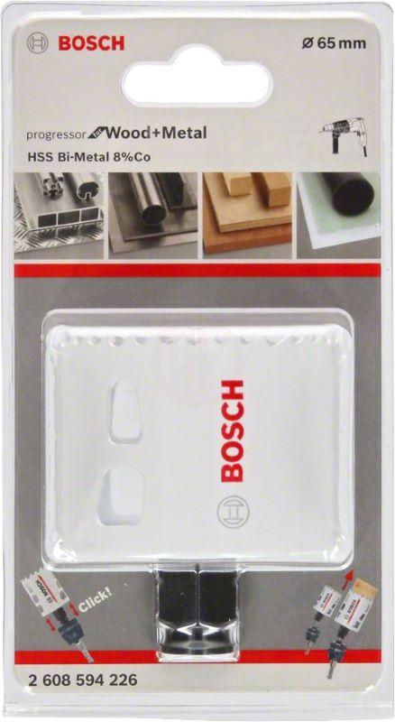 Bosch Progressor Metal ve Ahşap Delik Açma Testeresi 65 mm 