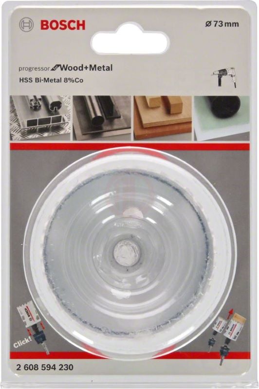 Bosch Progressor Metal ve Ahşap Delik Açma Testeresi 73 mm 