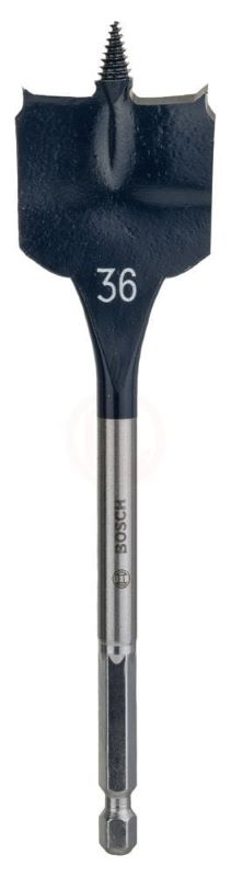 - Bosch SelfCut Speed Yaprak Ahşap Matkap Ucu 1/4 İnç Altıgen Şaft 36x152 mm 