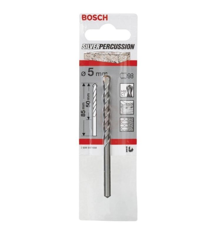 Bosch Beton Matkap Ucu CYL-3 Silver Percussion 5x85 mm 