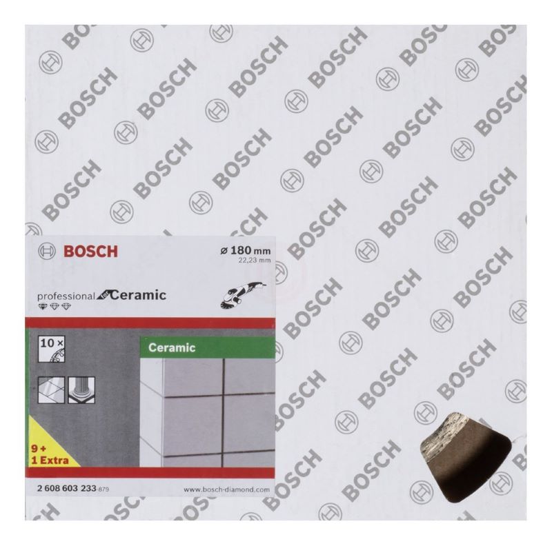 Bosch Elmas Kesme Diski Standard For Ceramic 180x22,23 mm (10 Adet) 