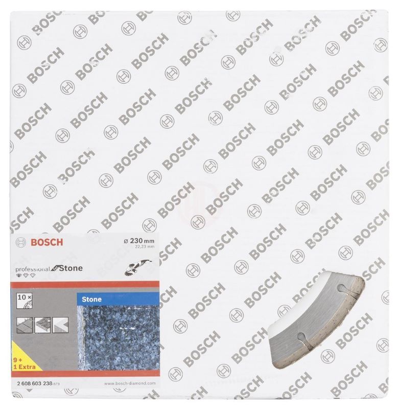 Bosch Elmas Kesme Diski Standard For Stone 230x22,23 mm (10 Adet) 