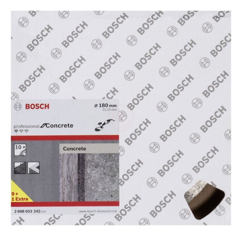 Bosch Elmas Kesme Diski Standard For Concrete 180x22,23 mm (10 Adet) 