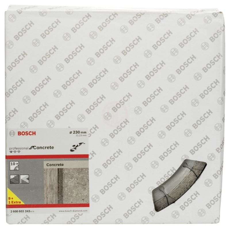 Bosch Elmas Kesme Diski Standard For Concrete 230x22,23 mm (10 Adet) 