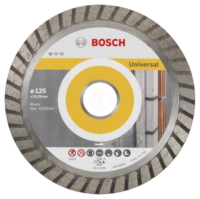 Bosch Elmas Kesme Diski Standard For Universal Turbo 125x22,23 mm (10 Adet) 