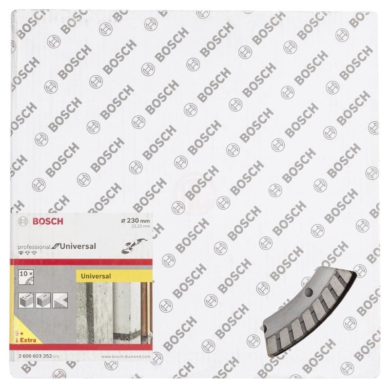 Bosch Elmas Kesme Diski Standard For Universal Turbo 230x22,23 mm (10 Adet) 