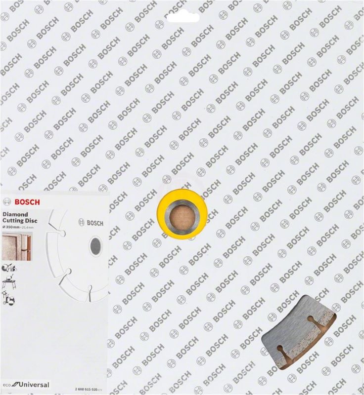 Bosch Elmas Kesme Diski Eco For Universal Segmanlı 350x25,40 mm (1 Adet) 
