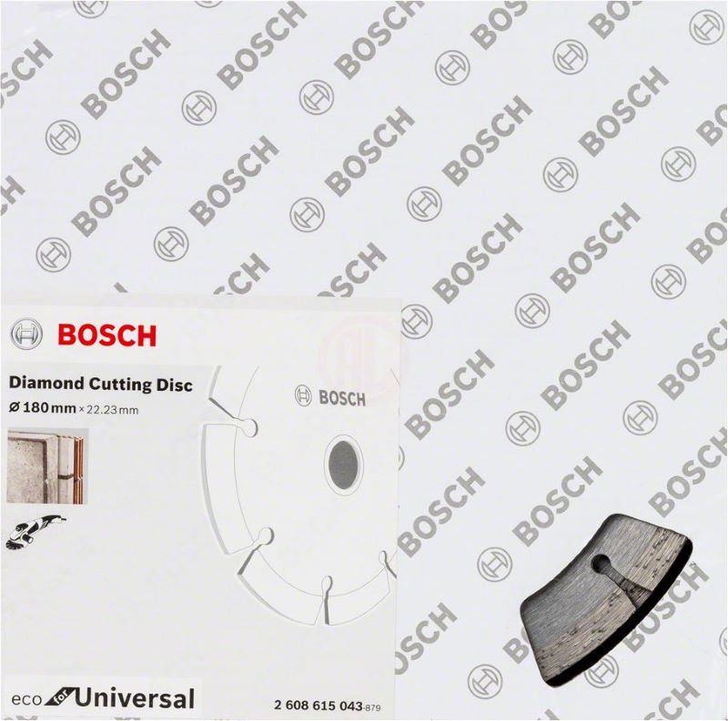 Bosch Elmas Kesme Diski Eco For Universal Segmanlı 180x22,23 mm (10 Adet) 