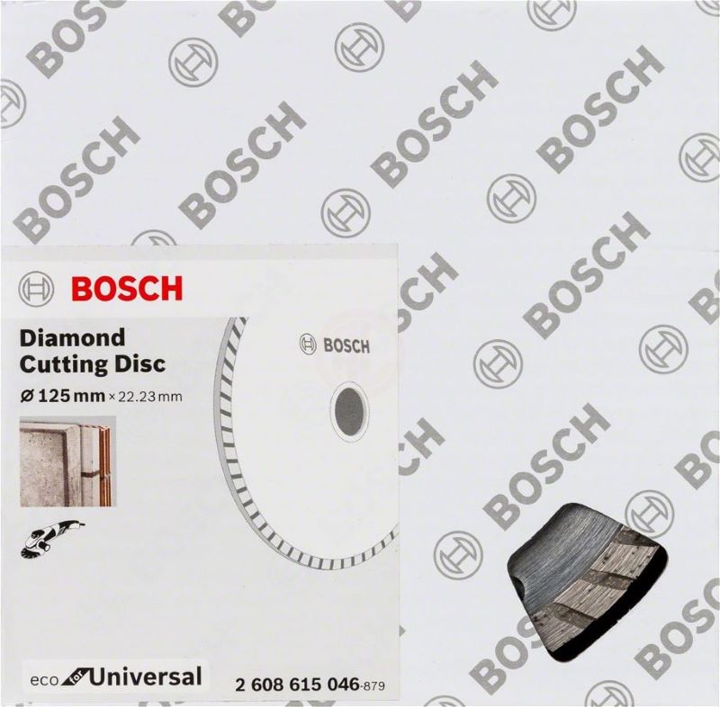 Bosch Elmas Kesme Diski Eco For Universal Turbo 125x22,23 mm (10 Adet) 
