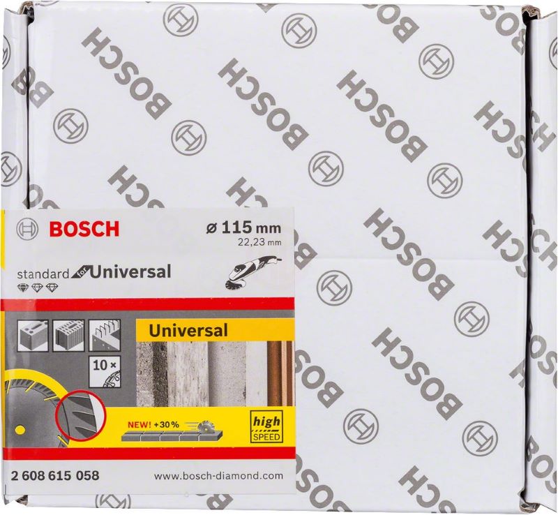 Bosch Elmas Kesme Diski Standard For Universal 115x22,23 mm (10 Adet) 