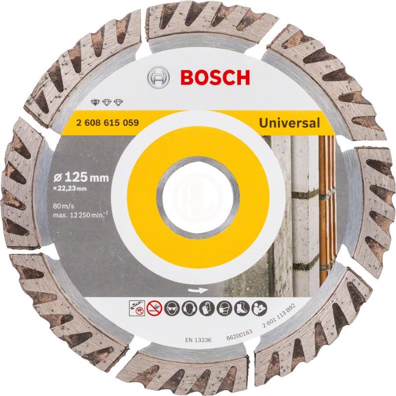 Bosch Elmas Kesme Diski Standard For Universal 125x22,23 mm (10 Adet) 