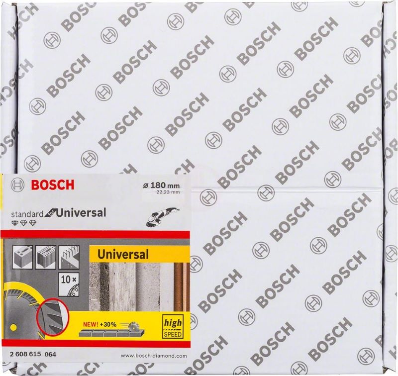 Bosch Elmas Kesme Diski Standard For Universal 180x22,23 mm (10 Adet) 
