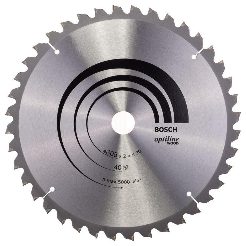 Bosch Daire Testere Bıçağı Optiline Wood 305x30 mm 40 Diş 