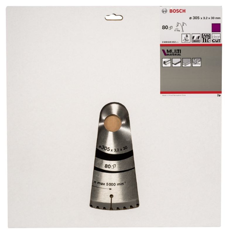 Bosch Daire Testere Bıçağı Multi Material 305x30 mm 80 Diş 