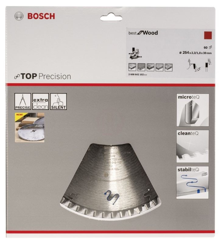 Bosch Daire Testere Bıçağı Best For Wood 254x30 mm 60 Diş 