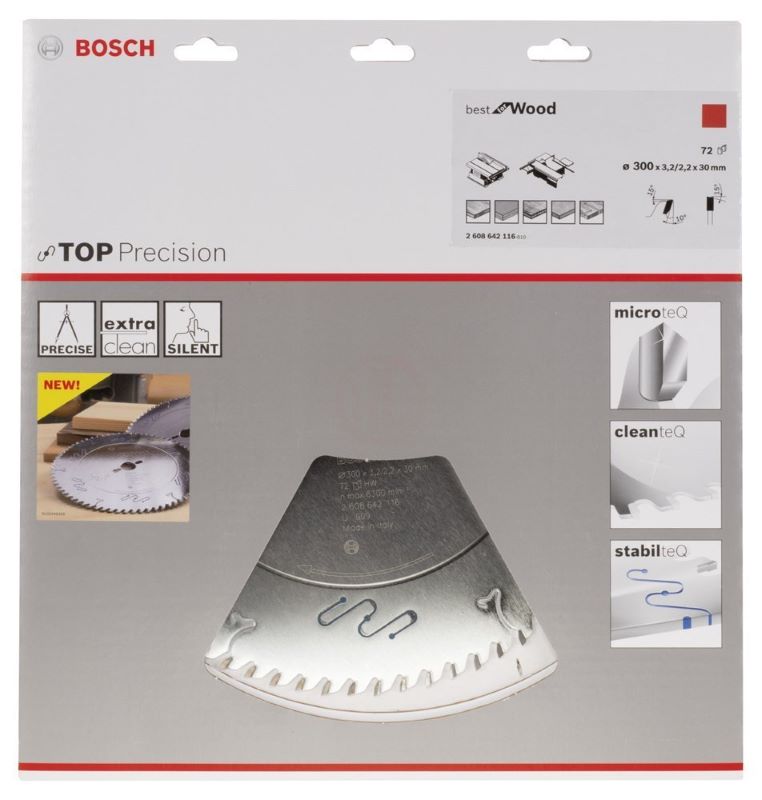 Bosch Daire Testere Bıçağı Best For Wood 300x30 mm 72 Diş 