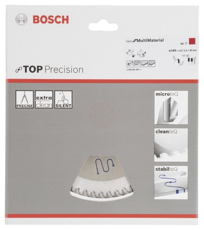 Bosch Daire Testere Bıçağı Best For MultiMaterial 165x20 mm 56 Diş 