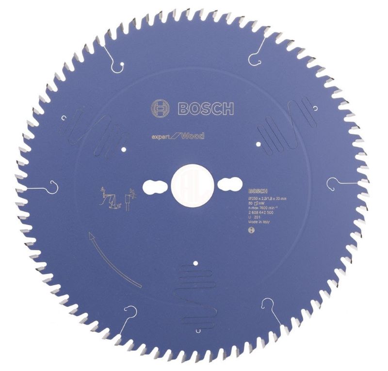 Bosch Daire Testere Bıçağı Expert For Wood 250x30 mm 80 Diş (2,5/1,8 mm) 