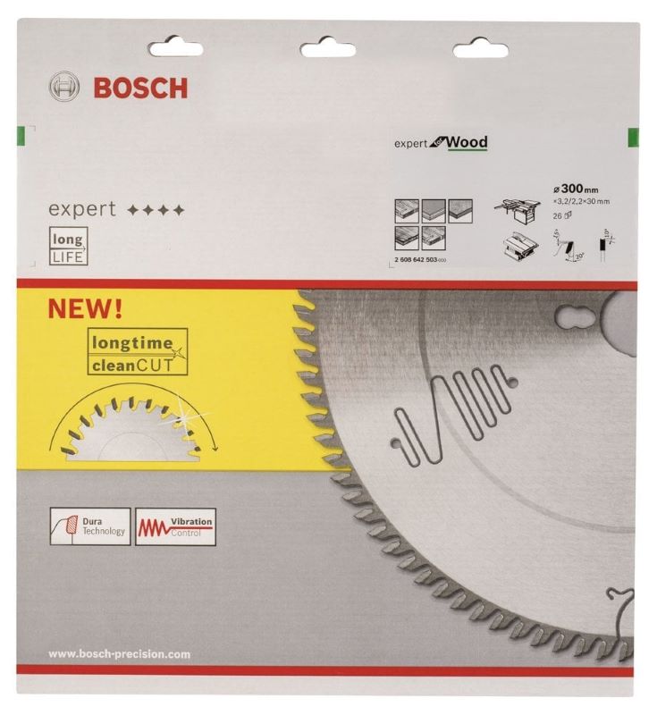 Bosch Daire Testere Bıçağı Expert For Wood 300x30 mm 26 Diş 