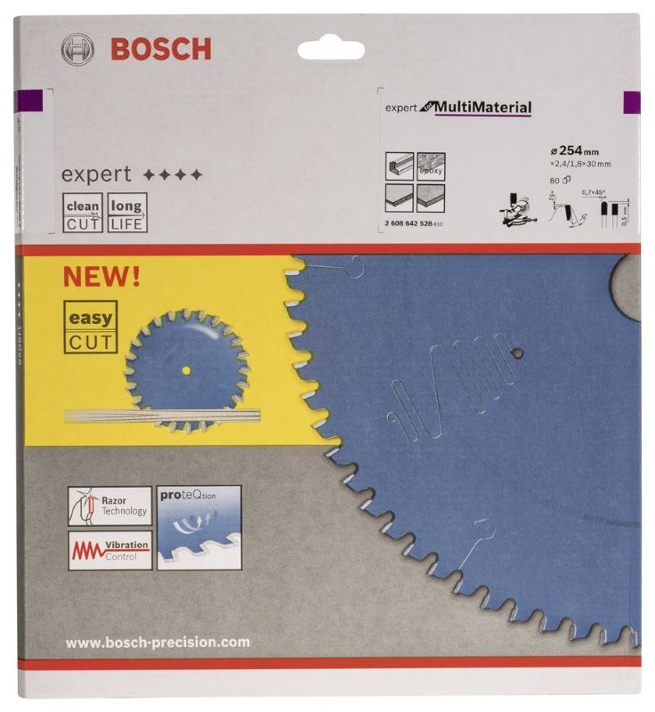 Bosch Daire Testere Bıçağı Expert For MultiMaterial 254x30 mm 80 Diş 