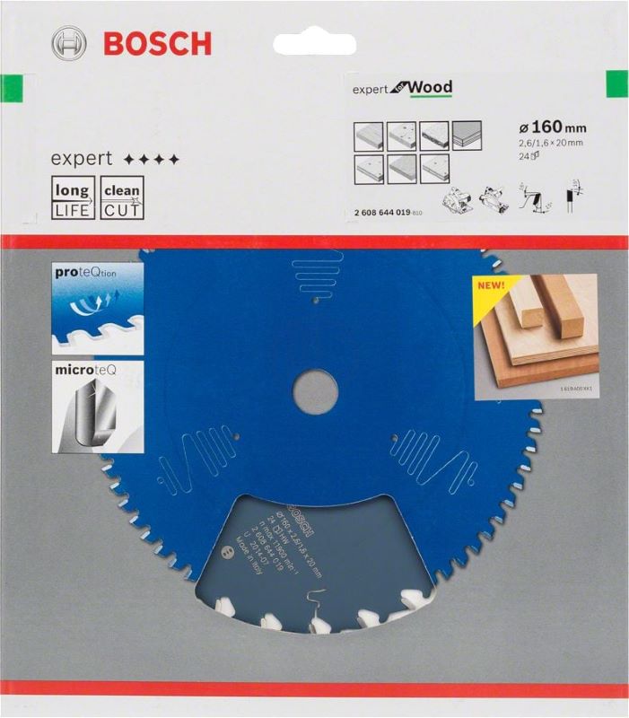 Bosch Daire Testere Bıçağı Expert For Wood 160x20 mm 24 Diş (2,6/1,6 mm) 