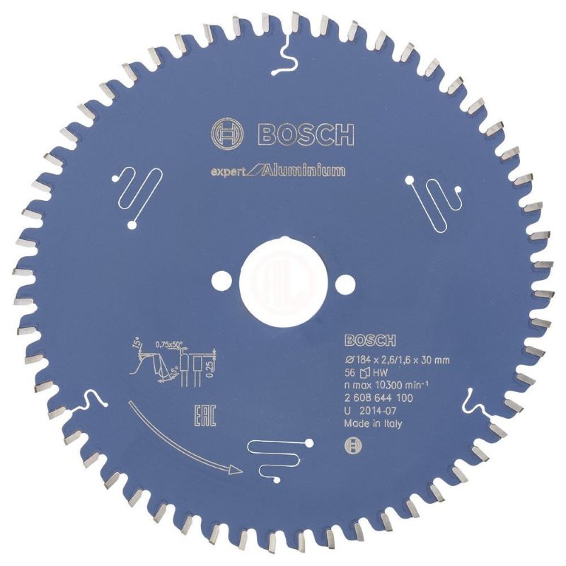 Bosch Daire Testere Bıçağı Expert For Aluminium 184x30 mm 56 Diş 