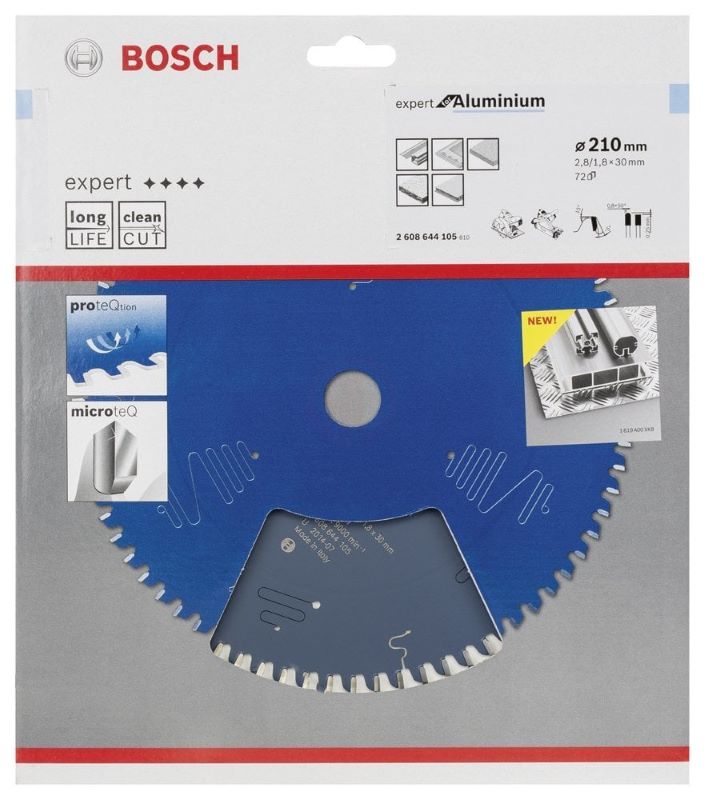 Bosch Daire Testere Bıçağı Expert For Aluminium 210x30 mm 72 Diş 