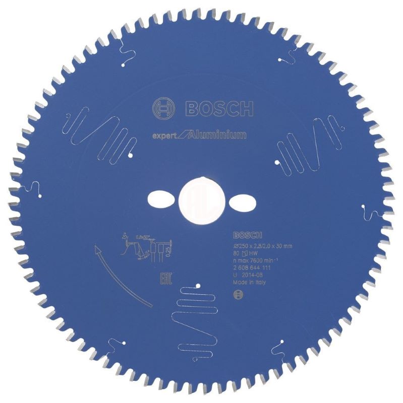 Bosch Daire Testere Bıçağı Expert For Aluminium 250x30 mm 80 Diş 