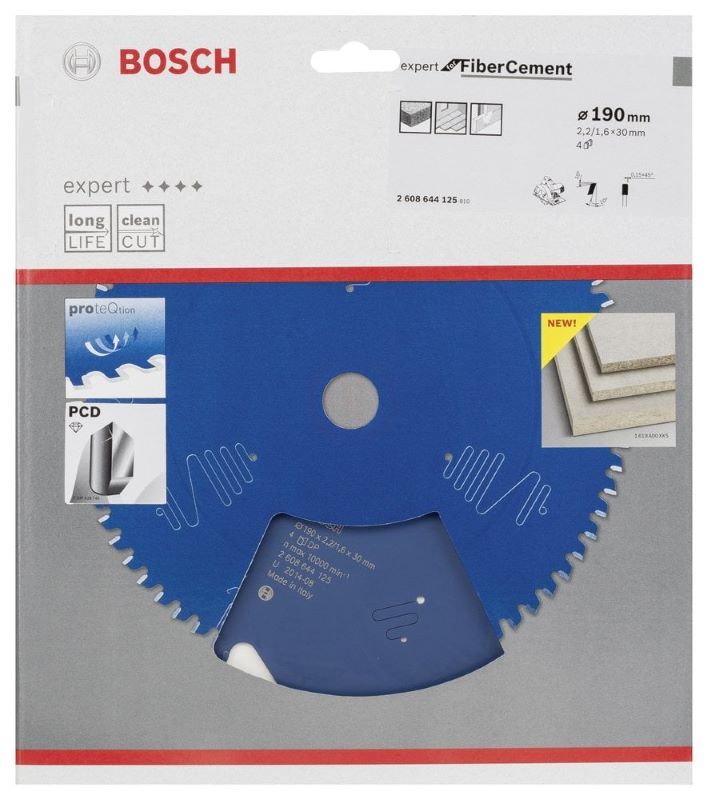 Bosch Daire Testere Bıçağı Expert For FiberCement 190x30 mm 4 Diş 
