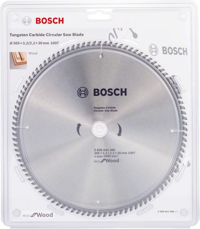 Bosch Daire Testere Bıçağı Eco For Wood 305x30 mm 100 Diş 
