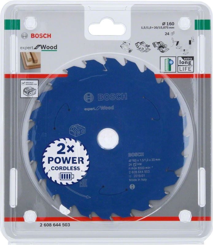Bosch Daire Testere Bıçağı Expert For Wood 160x20 mm 24 Diş (1,5/1,0 mm) 