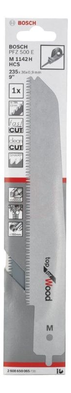 Bosch Panter Testere Bıçağı (PFZ 500 E) Top for Wood M 1142 H 235 mm 