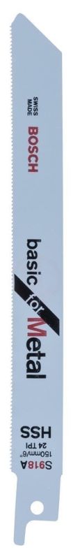 Bosch Panter Testere Bıçağı Basic For Metal S 918 AF 150 mm (5 Adet) 