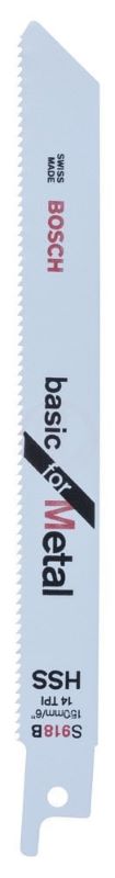 Bosch Panter Testere Bıçağı Basic For Metal S 918 BF 150 mm (5 Adet) 