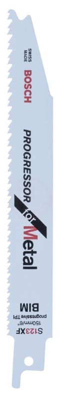 Bosch Panter Testere Bıçağı Progressor For Metal S 123XF 150 mm (2 Adet) 