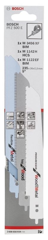 Bosch Panter Testere Bıçağı (PFZ 500 E) Çok Amaçlı Set (3 Parça) 
