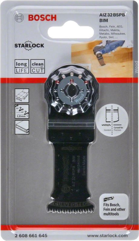 Bosch Starlock Testere Ucu Hard Wood AIZ 32 BSPB 32 mm (1 Adet) 