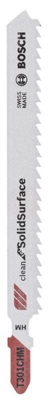 Bosch Dekupaj Testere Bıçağı Clean For SolidSurface T 301 CHM 117 mm (3 Adet) 