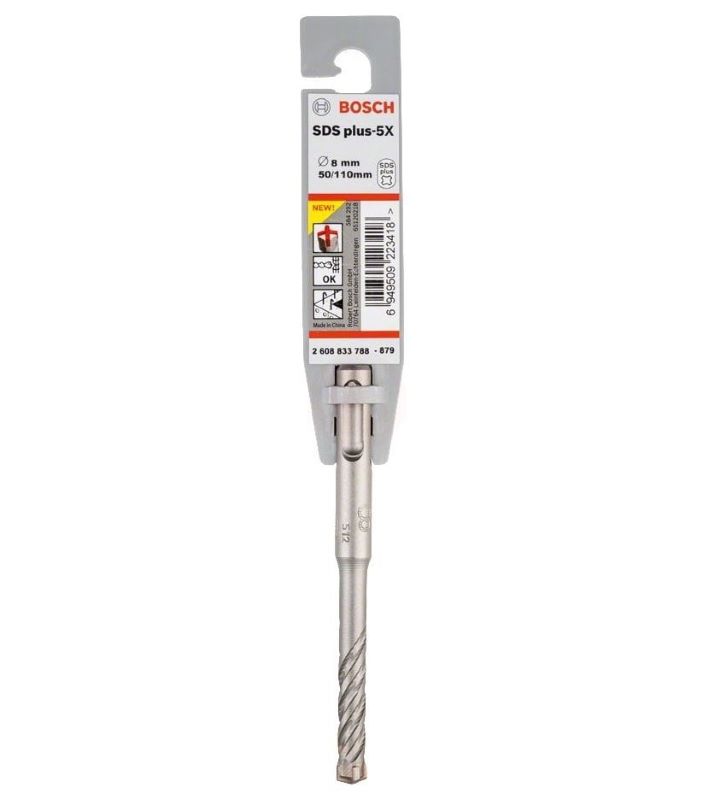Bosch SDS Plus-5X Kırıcı Delici Uç 8,0x110 mm (1 Adet) 