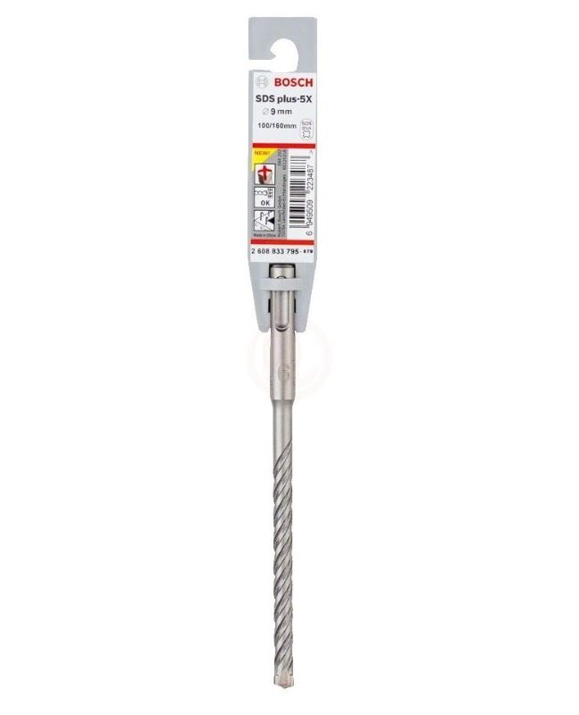 Bosch SDS Plus-5X Kırıcı Delici Uç 9,0x160 mm (1 Adet) 