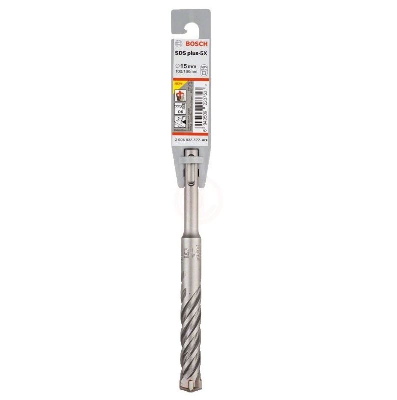 Bosch SDS Plus-5X Kırıcı Delici Uç 15,0x160 mm (1 Adet) 