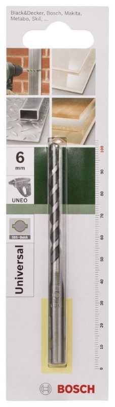 Bosch SDS-Quick Çok Amaçlı Matkap Ucu 6,0x100 mm 