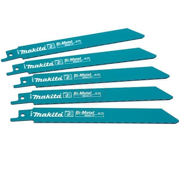 Makita Bi-Metal Kılıç Testere Bıçağı Set 228 mm 18 Diş (25 Adet) (D-51661-25) 